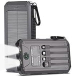 Solar Charger 20, Portable Power Bank, 4 Cables Outdoor Waterproof External - Image 9