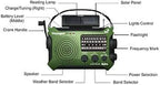 Kaito KA500GRN 5-Way Powered Emergency AM/FM/SW Weather Alert Radio - Image 5