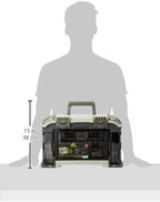 Plano Elite Series Ultimate Angled Tackle System, Graphite & Sandstone - Image 3