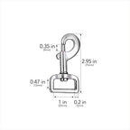 Lucky Goddness 10pcs Swivel Snap Hooks - Image 4