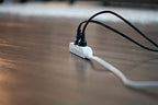 Woods Slimline Indoor Flat Extension Cord, 8 Ft, 16 Gauge Right Angle Plug - Image 9