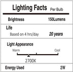 Svater 25 FT Outdoor String Lights 2W, Patio Light - Image 7