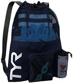 TYR Big Mesh Mummy Backpack for Swim, Gym and Workout Gear, 40-Liter Capacity - Image 2
