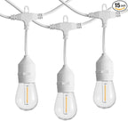 SUNTHIN 50FT Outdoor White String Light by SUNTHIN