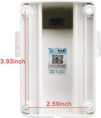 Security Camera Mount Bracket, ABS Indoor Outdoor Wall Mount L-Type Bracket - Image 6