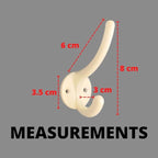 FAPBADRI Multipurpose Hooks, Used to Hang Clothes, Curtain Hold Backs, Ivory - Image 3