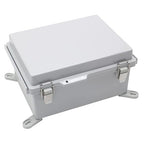 Electrical Junction Box with Mounting Plate, Hinged Cover Stainless Steel - Image 4
