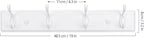Badiano Wooden Coat Rack, Wall-Mounted Organizer - Image 6