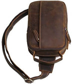 Hebetag Vintage Leather Sling Bag Handbag - Image 3