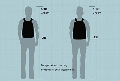 Outlander Packable Handy Lightweight Travel Hiking Backpack Daypack-Light Blue-L - Image 7