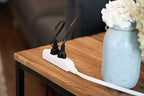 Woods SlimLine Indoor Flat Extension Cord, 8 Ft, 16 Gauge Right Angle Plug - Image 9