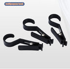 8 Pcs Hooks Clip Super Strong Black Plastic Clips Laundry Hooks Clothes Pins - Image 3