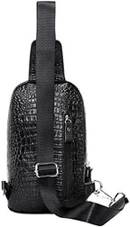 Hebetag Crocodile Genuine Leather Sling Bag Backpack - Image 6