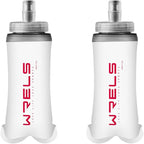 WRELS Soft Flask Running Water Bottle, BPA-Free Collapsible Hydration Flask by WRELS