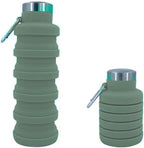 Collapsible Water Bottles 17oz, Odorless BPA-Free Silicone, Leak-Proof Foldable - Image 2