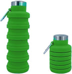Collapsible Water Bottles 17oz, Odorless BPA-Free Silicone, Leak-Proof Foldable - Image 2