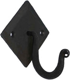Mystic Colonial Rustic Cast Iron Wall Hooks, 3.6" Heavy Duty Coat Hooks by SaKeGa