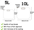 SUPANT Collapsible Emergency Water Jug Container Bag, BPA Free Plastic Water - Image 5
