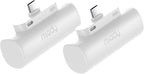 Miady 2-Pack 5000mAh Mini Portable Charger by Miady