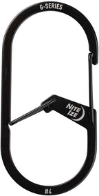 Nite IZE GS4-01-R6 G-Series Dual Chamber Carabiner #4, Dual Security Carabiner by Nite+Ize