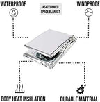 ASA TECHMED Emergency Mylar Thermal Blankets Bulk, Space Blanket Survival kit - Image 2