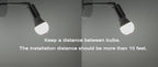 Motion Sensor Light Bulbs for Outdoor Indoor, 9W A19 Motion Detector Led Bulb - Image 5