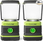 Consciot LED Battery Powered Camping Lantern, 4 Light Modes, IPX4 Waterproof by Consciot