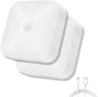 Rechargeable Motion Sensor Ceiling Light, Rechargeable Battery Operated Closet by WhitePoplar