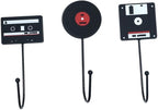 OUNONA 3Pcs Retro Household Hooks Set Multi-Purpose Wall Hanging Hooks by OUNONA