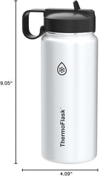ThermoFlask 18 oz Double Wall Vacuum Insulated Stainless Steel Water Bottle - Image 9