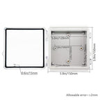 Zulkit Junction Box IP67 Waterproof Electrical Box Hinged Clear Cover Stainless - Image 5
