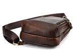 Hebetag Leather Sling Bag Crossbody Backpack - Image 5