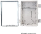 Zulkit Junction Box ABS Plastic Dustproof Waterproof IP65 Electrical Boxes - Image 3