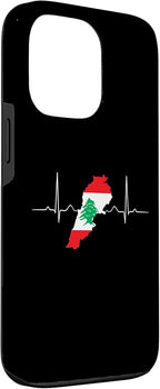 Lebanon Heart Lebanese Heartbeat Vintage Lebanon Map Case - Image 3