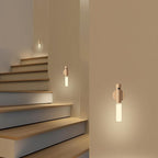LANDGOO Wooden Motion Sensor Night Lights Magnet Body Sensor Hallway Night - Image 2