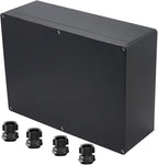 Project Box ABS Black Electrical Boxes IP65 Outdoor Waterproof Box Electronic by Raculety