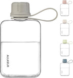 Portable Flat Water Bottle, BPA Free Reusable Tritan Plastic Travel Water - Image 3