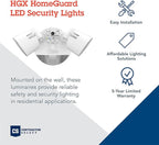 Lithonia Lighting HomeGuard 2-Light LED Outdoor Flood Lights, Motion Sensor - Image 2