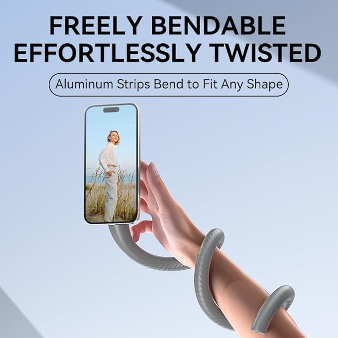 TELESIN° Magnetic Flexible Phone Mount Clamp Tripod Stand Stick Pole - Image 5
