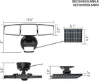 HALO Next Gen Solar-Powered LED Security Floodlight, 3 Head w/Motion Sensing - Image 2
