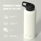40oz Insulated Water Bottle, BPA Free&Leak Proof, Stainless Steel Water Flask - Image 8