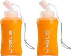 WRELS 350ml/500ml TPU Soft Water Bottles BPA Free Collapsible Soft Flask by WRELS