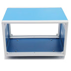 Zulkit Electronic Enclosures Blue Metal Enclosure Project Case DIY Box Junction - Image 8