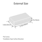 LeMotech Project Box 10 Pieces ABS Plastic Electrical Project Case Small - Image 2