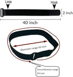 YiwerDer 6Pcs 40" x 2" Nylon Heavy Duty Reusable Hook and Loop Cinch Straps - Image 2