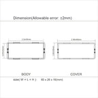 LeMotech Project Box 10 Pieces ABS Plastic Electrical Project Case Small - Image 7