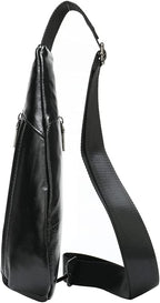 Hebetag Leather Crossbody Sling Bag - Image 4