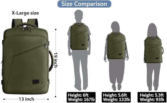 MATEIN Expandable Air Travel Backpack, Light Weight Carry on Backpack - Image 7