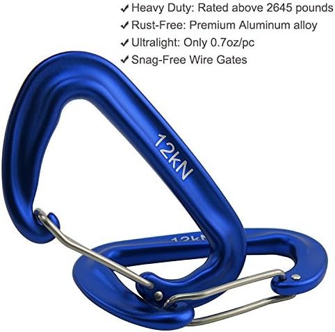 12kN 3.2"x2" Heavy-Duty Carabiner Clips - Image 2
