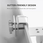 Holicfun Gutter Mount for Ring, and Arlo Outdoor Security Cameras, No-Drill - Image 6